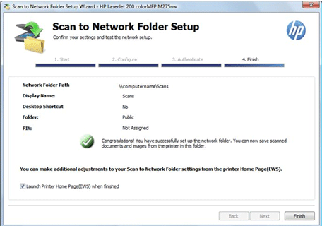 hp scan to network folder mac