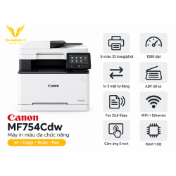 Máy in màu đa chức năng Canon MF 754Cdw 